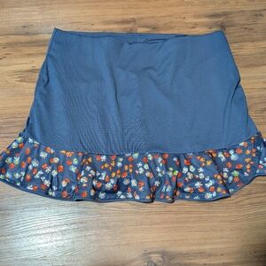 Callaway Floral Ruffle Golf Skirt w/Shorts